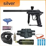 Azodin Kaos Paintball Gun Silver Package