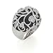 Jewelry : 18K Italian White Gold Black Onyx Ladies Ring