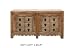 Vintage Rustic Raw Wood Drawers Console Table Ass753