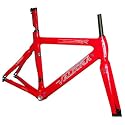 Valdora Cycles PHX Triathlon Carbon Frameset - Red