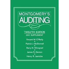 Montgomery's Auditing, 2001 Supplement