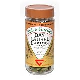 Spice Garden Bay Laurel Leaves, Whole, 0.18-Ounce Jars (Pack of 8)