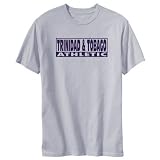 T-Shirt Silver Gray  Trinidad & Tobago Athletic  Country