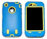 KingCase iPhone 3G & 3GS * Warrior Case * (Blue & Yellow) 8GB, 16GB, 32GB - The ULTIMATE Protector