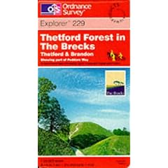 Thetford in the Brecks (Explorer Maps)