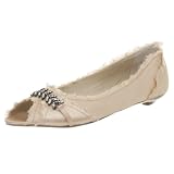 peep toe flats,leather flats,jeweled flats