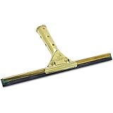 Unger GS300 Golden Clip Brass Squeegee Complete, 12" Wide