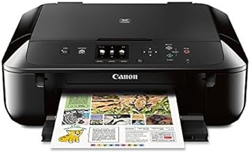 Canon MG5720 Wireless All-In-One Printer with Scanner and Copier: Mobile and Tablet Printing with Airprint(TM)compatible, Black