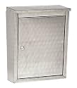 Architectural Mailboxes Metropolis Wall Mailbox, Stainless Steel Swirl Finish