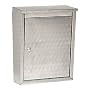 Architectural Mailboxes Metropolis Wall Mailbox, Stainless Steel Swirl Finish