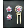 Chicago Cubs Cubbies Mlb Divot Tool Golf Ball (2) Set