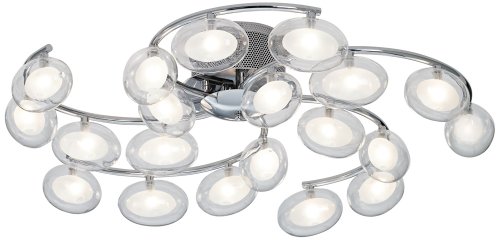 Possini Euro Design Glass Pod Swirl Ceiling Light