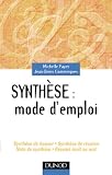 Synth�se : Mode d'emploi