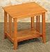 Oak Finish Mission Solid Wood Occassional/ End Table (set Of 2)