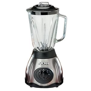 Aroma Housewares ABD-530G Crush-and-Blend Stainless-Steel 2-Speed Blender by Aroma Housewares