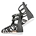 Twisted Women's Viola Gladiator Strap Sandal with Razor Sole