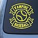 VAMPIRE BASEBALL - Twilight - Vinyl Decal Sticker #1475 | Vinyl Color: Yellow