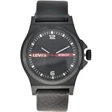 Levis L007GIBBRB Ladies Black Dial Leather Strap Watch