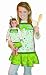 Daisy Kingdom Craft Kit Me and My Doll Aprons, Daisies/Lime