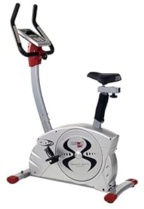 Christopeit Ergometer ET 6, Silber/Schwarz/Rot