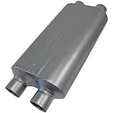 Flowmaster 8525554 50 H.D. Muffler 409S - 2.50 Dual In / 2.50 Dual Out - Moderate Sound