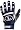 Louisville Slugger BG25 Batting Glove Navy - Large