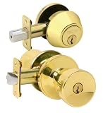 Tools & Hardware : Dexter by Schlage JC60VJ54VBYR605 Byron Combo Kit, Bright Brass