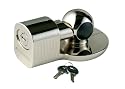 Master Lock 377DAT Universal Trailer Coupler Lock, Chrome