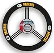 Green Bay Packers Leather Steering Wheel Cover - Football Sports Merchandise