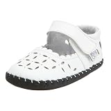 pediped Infant/Toddler Katelyn Mary Jane,White,Large (US Toddler 18-24 Months)