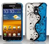 Samsung Epic Touch 4G D710 Galaxy S2 Blue Vine Hard Case Cover