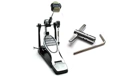 Bass / Kick Drum Pedal: Single Pedal, Double Chain Drive with Single Spring Recoil