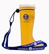 1 Liter Plastic HB Hofbrauhaus Beer Boot with Lanyard