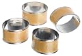 Lenox Laurel Leaf Set of 4 Napkin Rings Gold