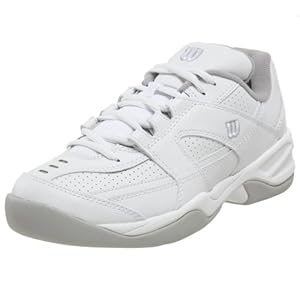 Wilson Women's Advantage Court IV Tennis Shoe,White/Silver,9.5 M US
