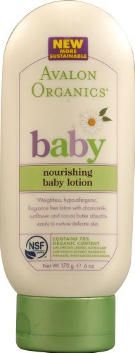 Avalon Organics Baby Lotion, 6 Ounce