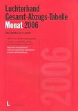 Produkt-Bild: Luchterhand Gesamt-Abzugs-Tabelle Monat ab 1.1.2006
