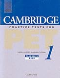 Cambridge Practice Tests for Pet 1 Teacher's Book