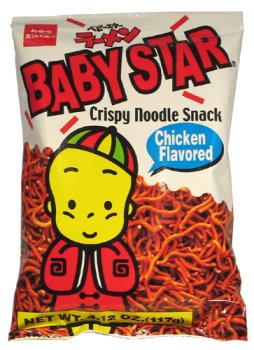 Baby Star - Crispy Noodle Snack (Chicken Flavor) 4.12 Oz. by Oyatsu Company