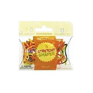 Pack of 24 WILD WEST Stretchy Shapes Silicone Rubber Bands