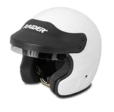Raider Auto White Medium Open Face Helmet