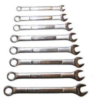 Craftsman 8 pc. metric 12 pt. combination wrench set