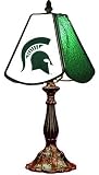 NCAA Michigan State Spartans 8.5 Small Tiffany Style Table Lamp