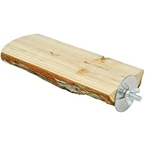 Niteangel Parrot Cage Perch, Wooden Platform for Birds
