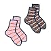 Life is good Snuggle Striped Socks for Women