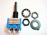 MIJ Mini Switch 6P (ON-OFF-ON type) Black