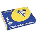 Clai- Refontaine Trophee Colours Paper 80gsm Ream-wrapped A4  Intense Yellow - Ref 1877 (500 Sheets)