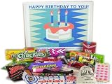 Happy Birthday Gift Box of Retro Nostalgic Candy