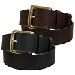 Nautica Mens Genuine Leather Pebbled Texture Belt
