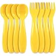 Natural Feeding Utensils (8 Pack) by Dandelion